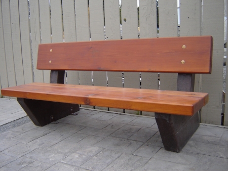 Rustic Bench - Mackay Precast Products